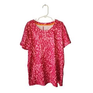 NWT Ideology Girl's Sweat Wicking Workout Shirt Pink XL